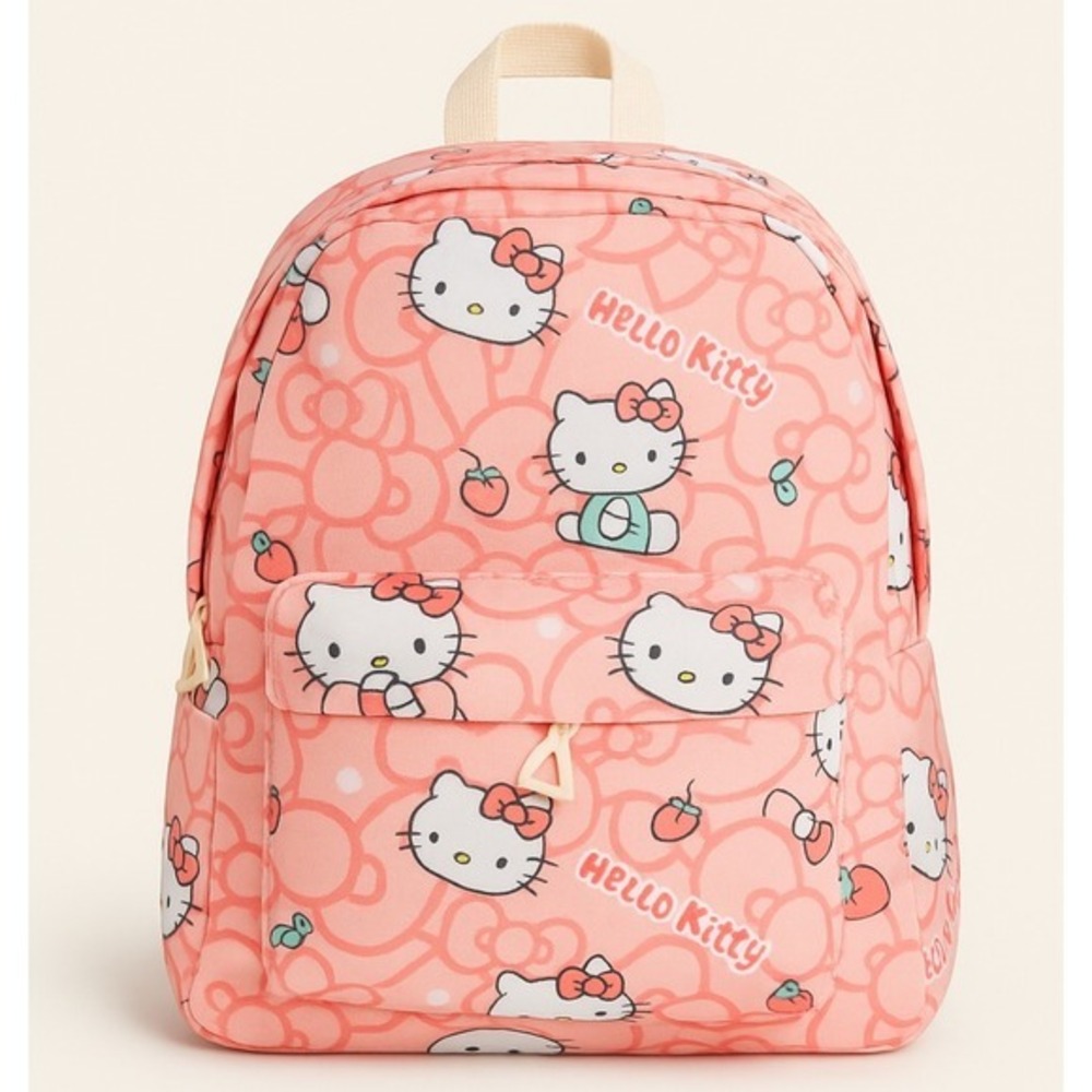 Hello Kitty Backpack Kids Pink anime Print‎ School Bag
